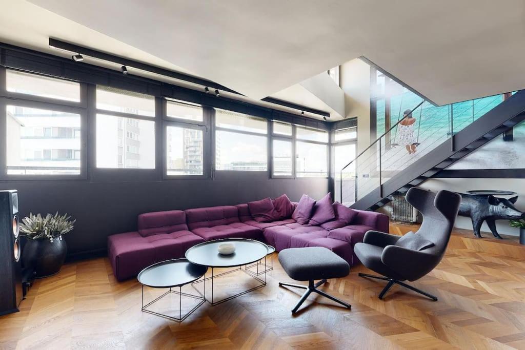 Апартаменты Stylovy Loft S Ohromnou Terasou Братислава Экстерьер фото